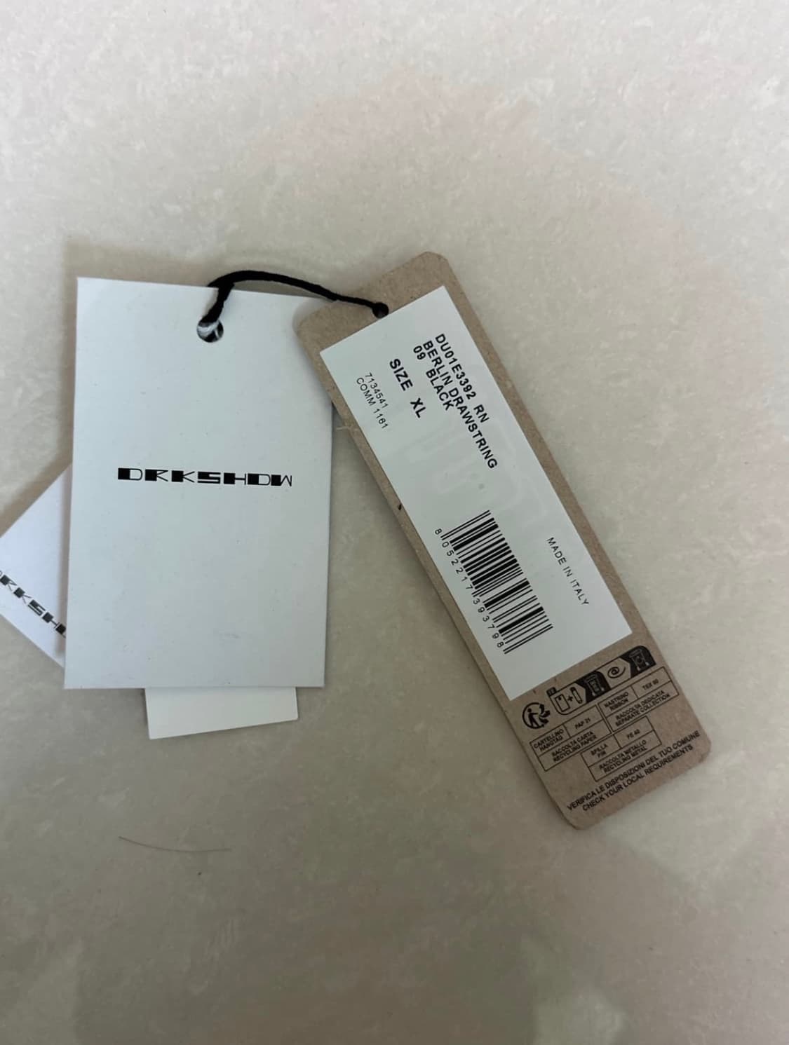 릭오웬스 베를린 트랙팬츠 팝니다 상품이미지7