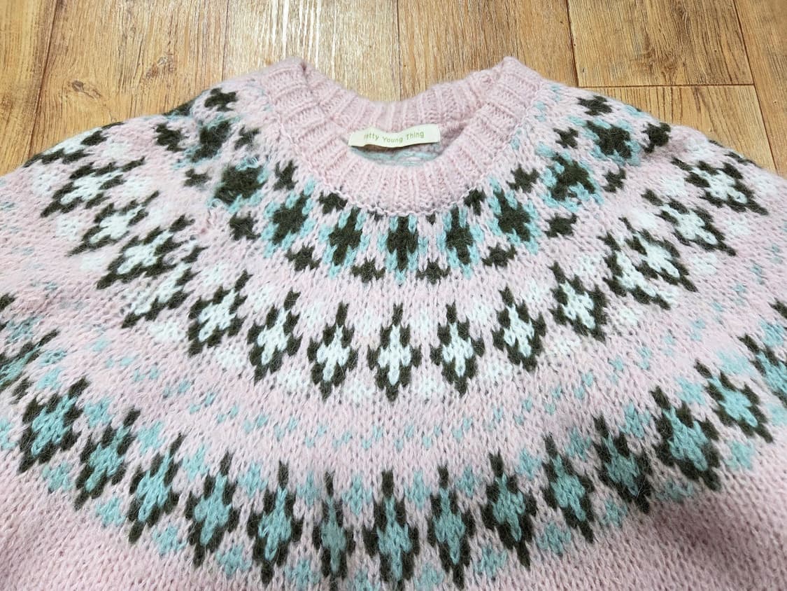 프리티영띵(pyt) 트윙클 알파카 니트 프리사이즈 새상품 상품이미지5