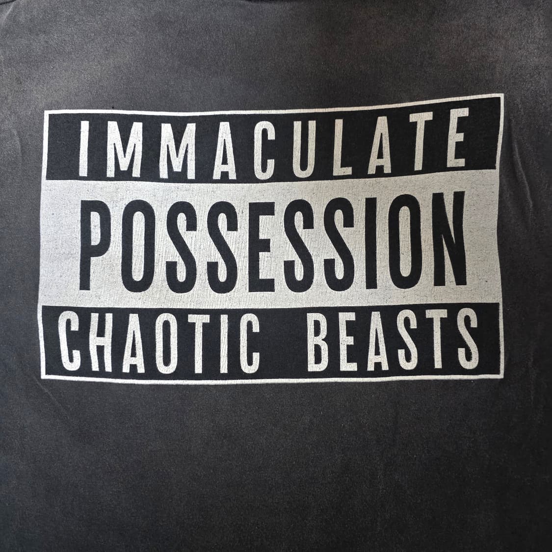 [XL] 세인트미카엘 CPFM 헤드샷 스마일리 티셔츠 블랙 상품이미지8