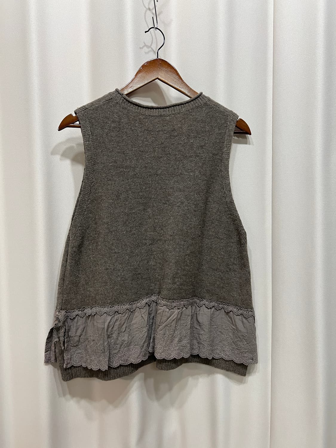 빈티지 레이스 니트 베스트  상품이미지6