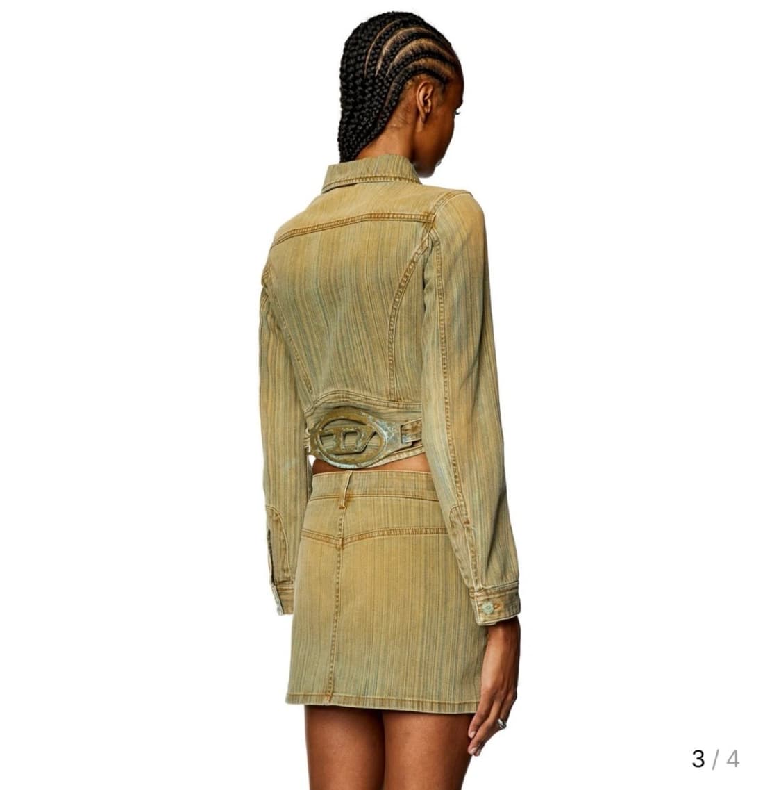 Diesel 디젤 데님 크롭 자켓 새상품 상품이미지2