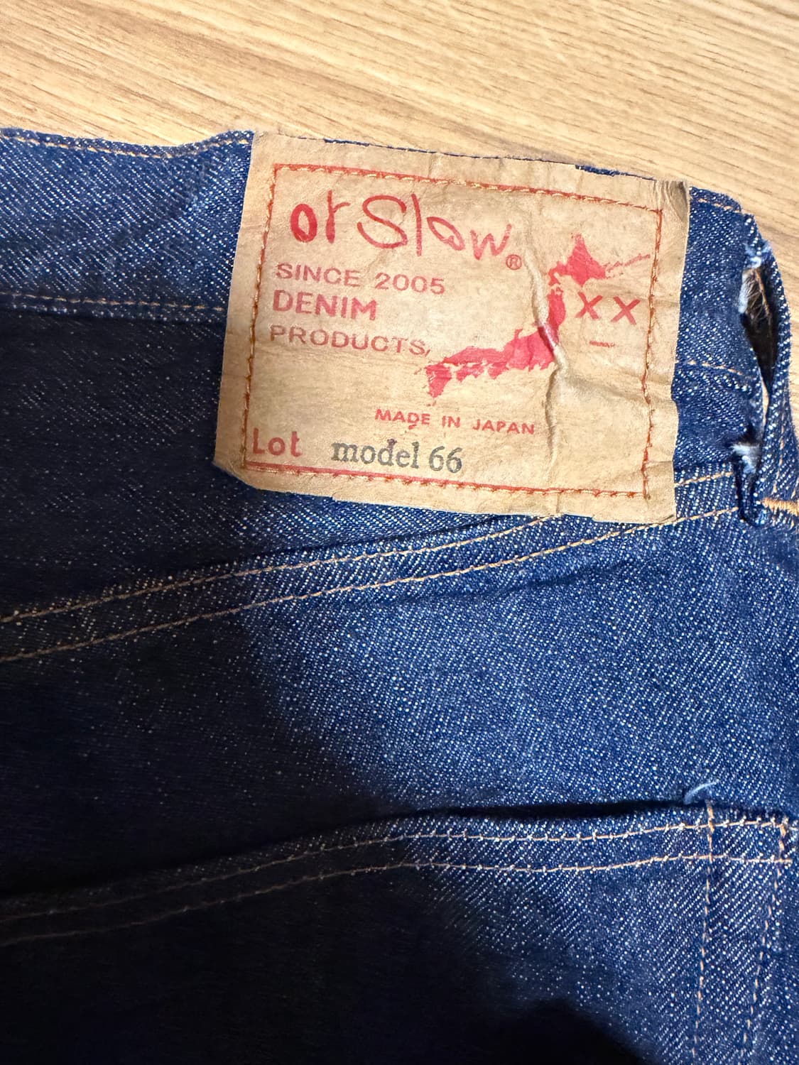 오어슬로우 66 orSlow 오어슬로우 xl 4size 레드윙 상품이미지1