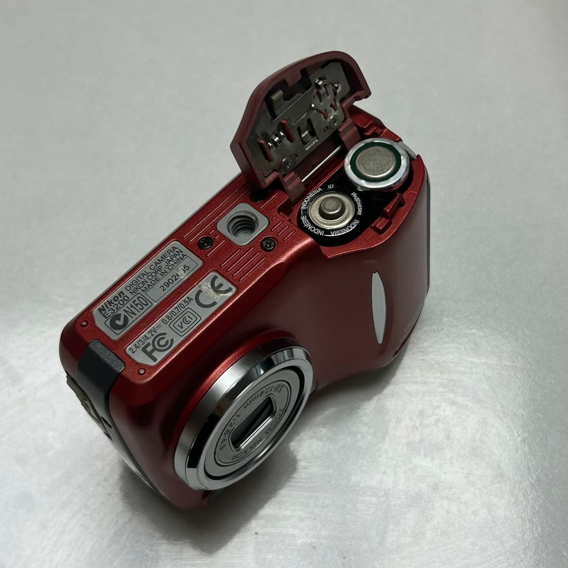 작례O) 니콘 쿨픽스 3200 레드 빈티지 디카 상품이미지4
