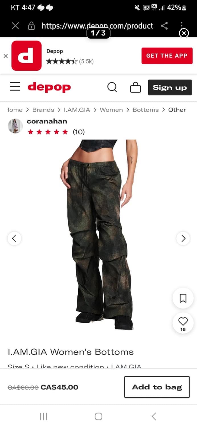 I.AM.GIA 카모 팬츠 상품이미지1