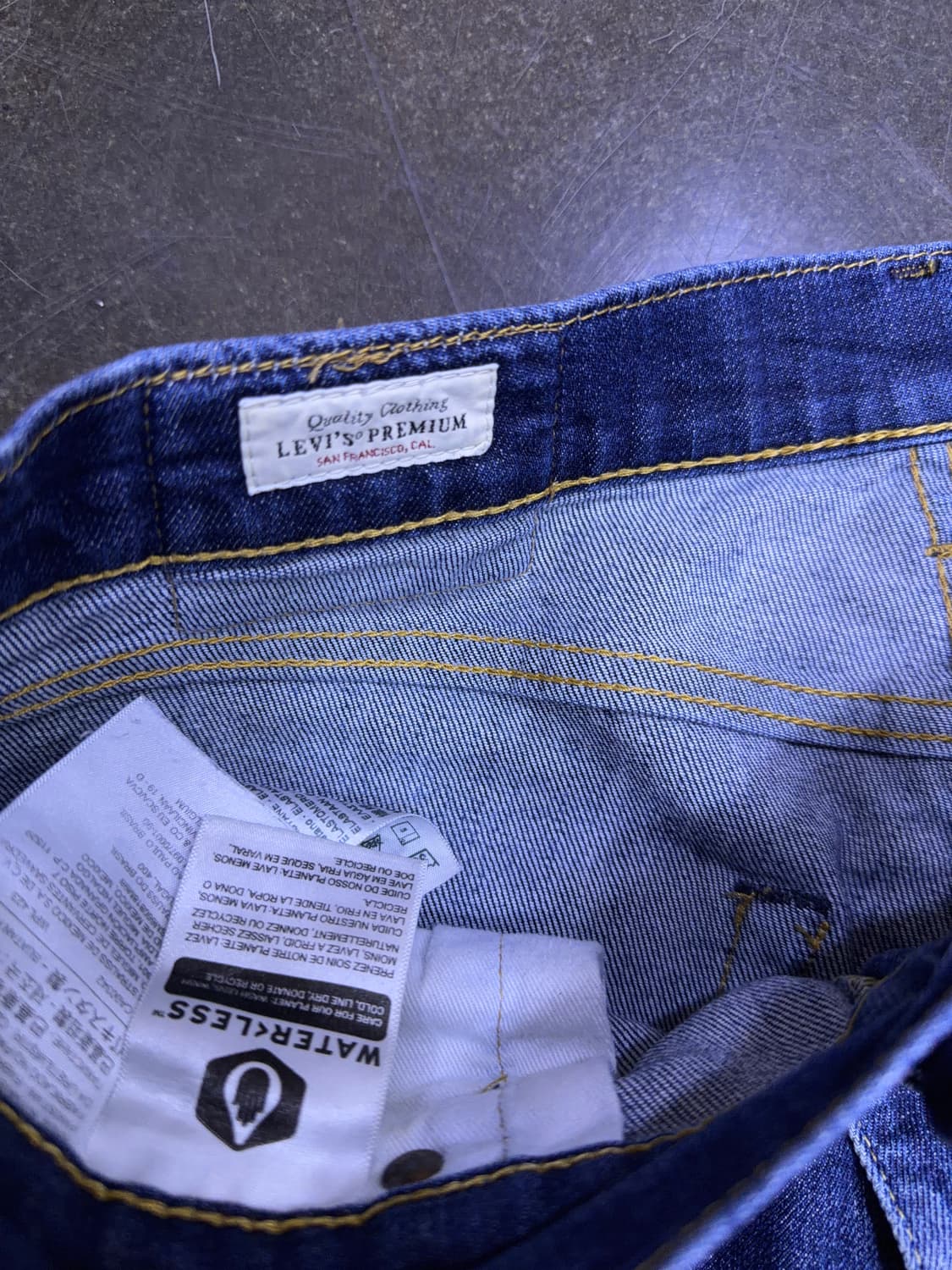 리바이스 511 슬림핏 프리미엄 빅e 인디고 데님팬츠 31 상품이미지10