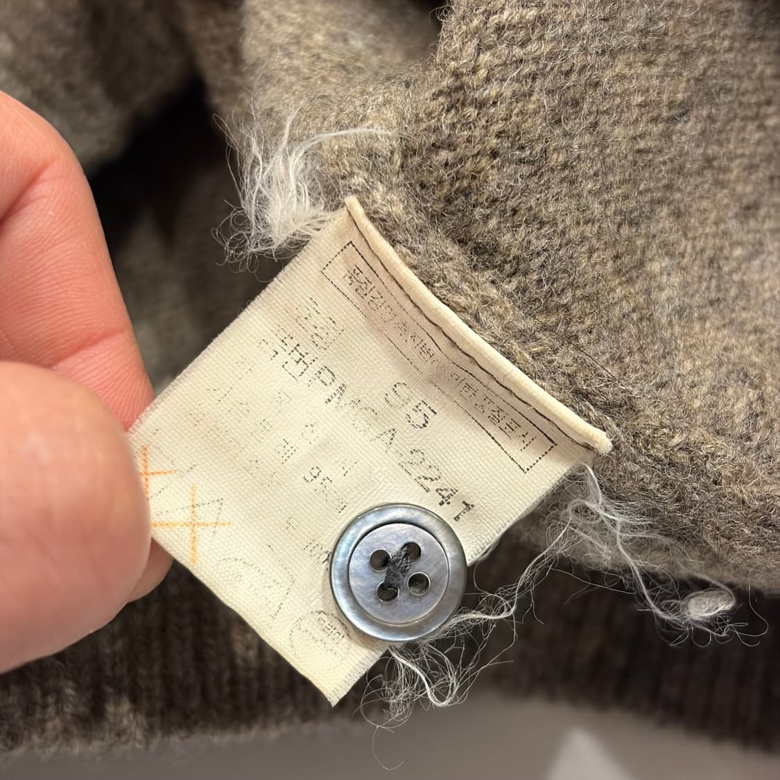 [95] 폴로 랄프로렌 램스울 카라넥 니트 브라운 B549 상품이미지5