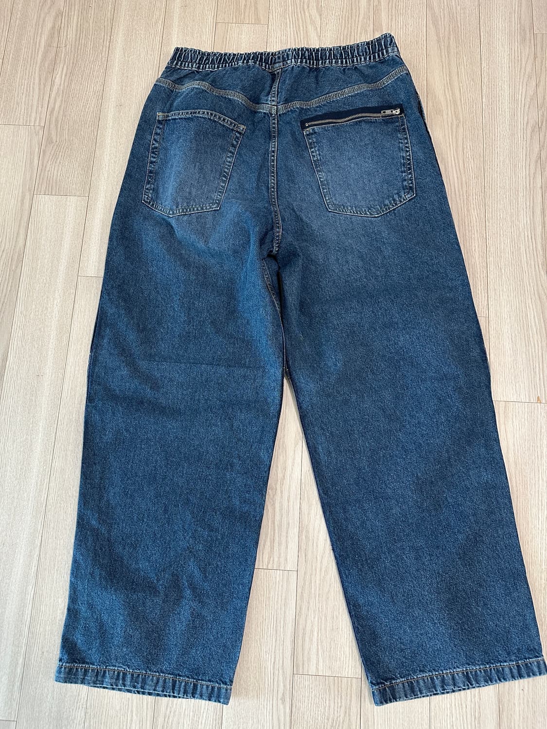 GU 지유 언더커버 데님 이지 팬츠 블루 L 상품이미지2