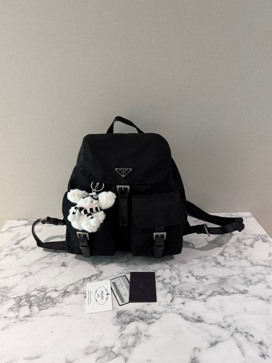 정품 프라다 백팩 미듐 상품이미지3