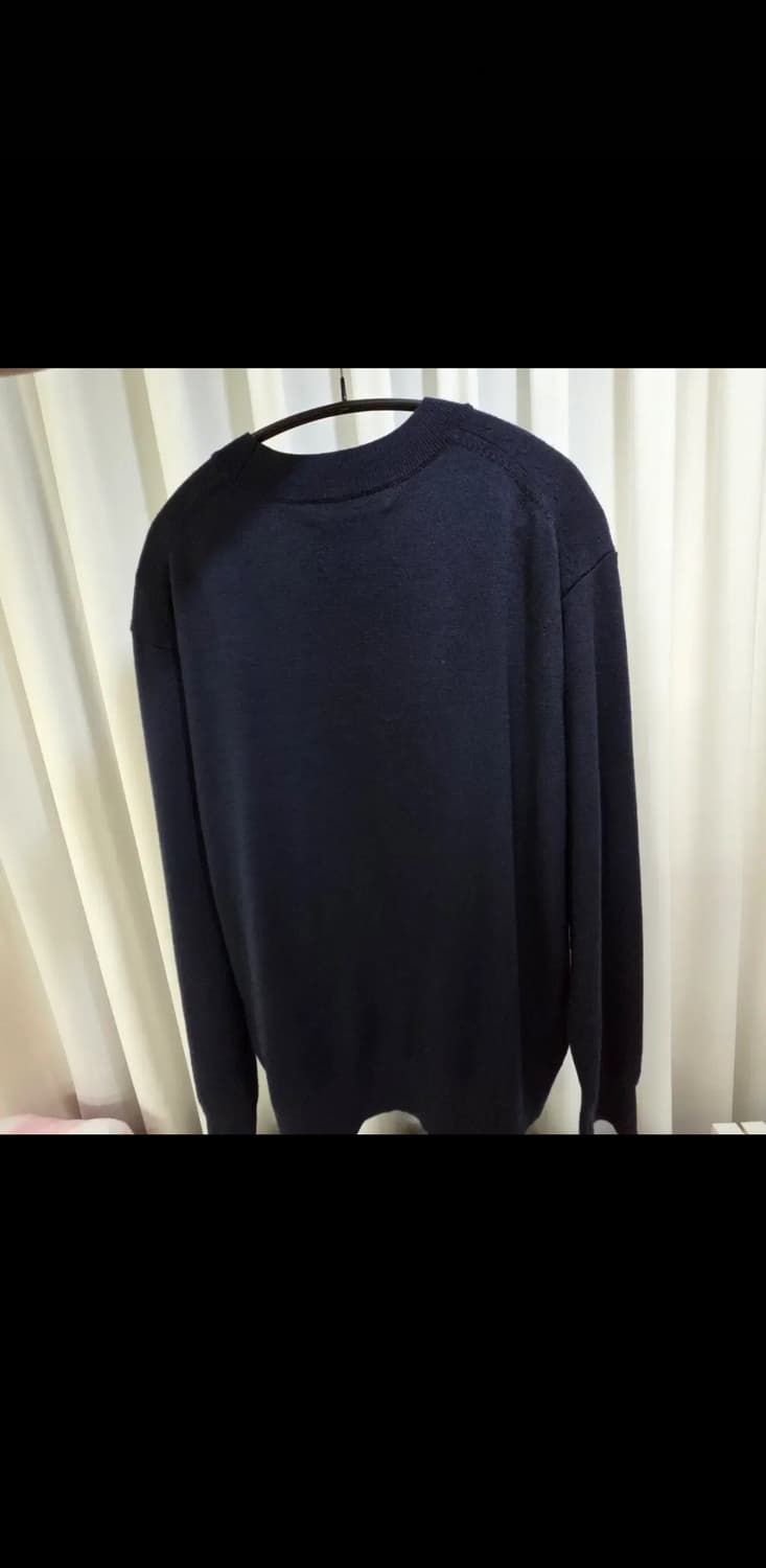 포터리 하드 트위스트 울 크루넥 니트 2 네이비 상품이미지2