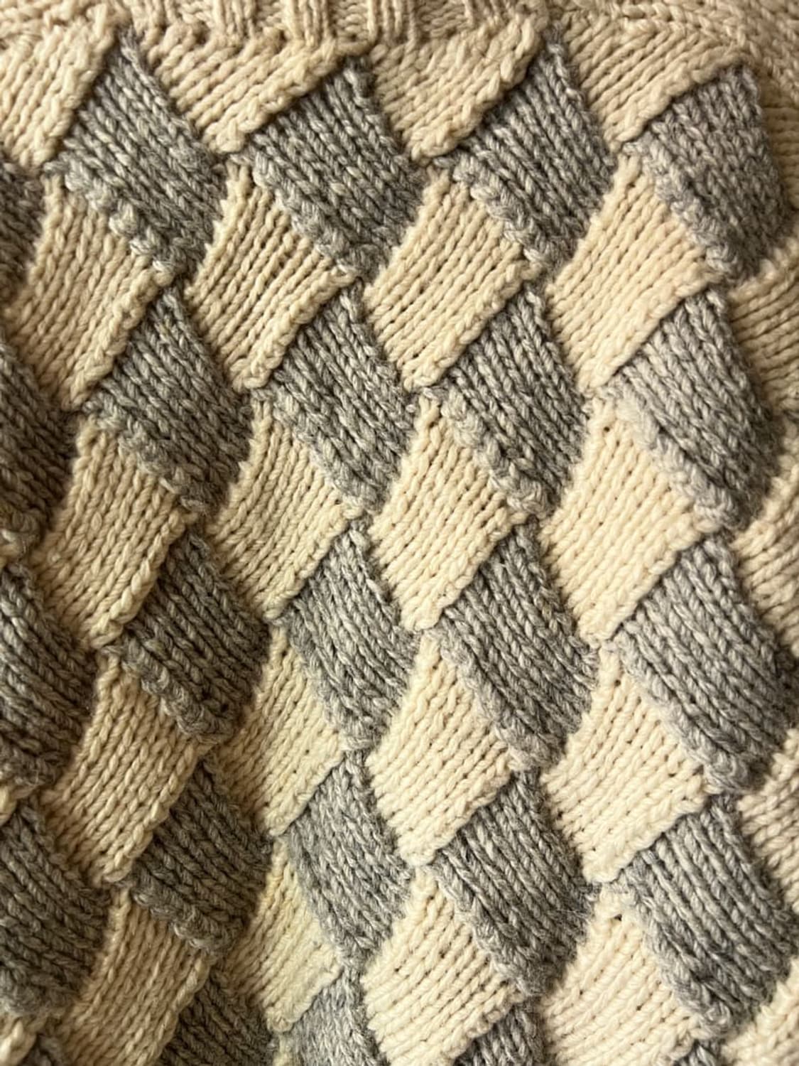 [M]90's 유럽 빈티지 위빙 스웨터 니트 상품이미지3