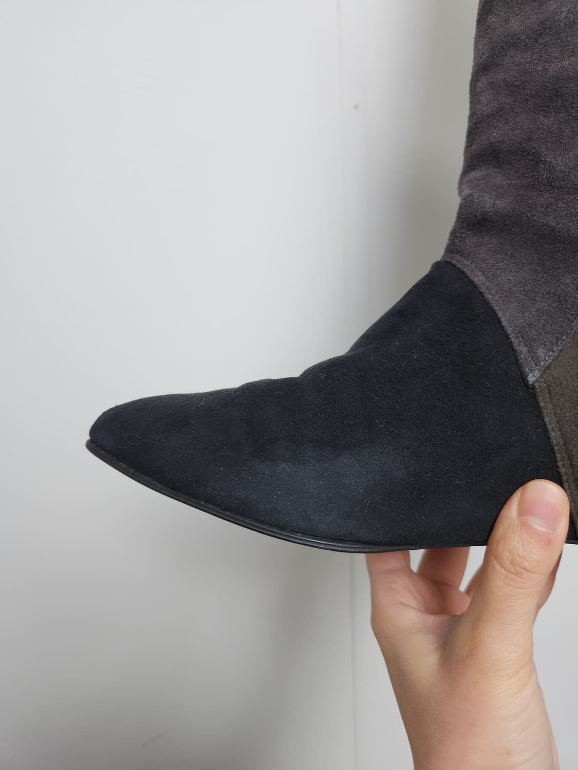 (란셀) 스웨이드 롱 부츠 상품이미지8