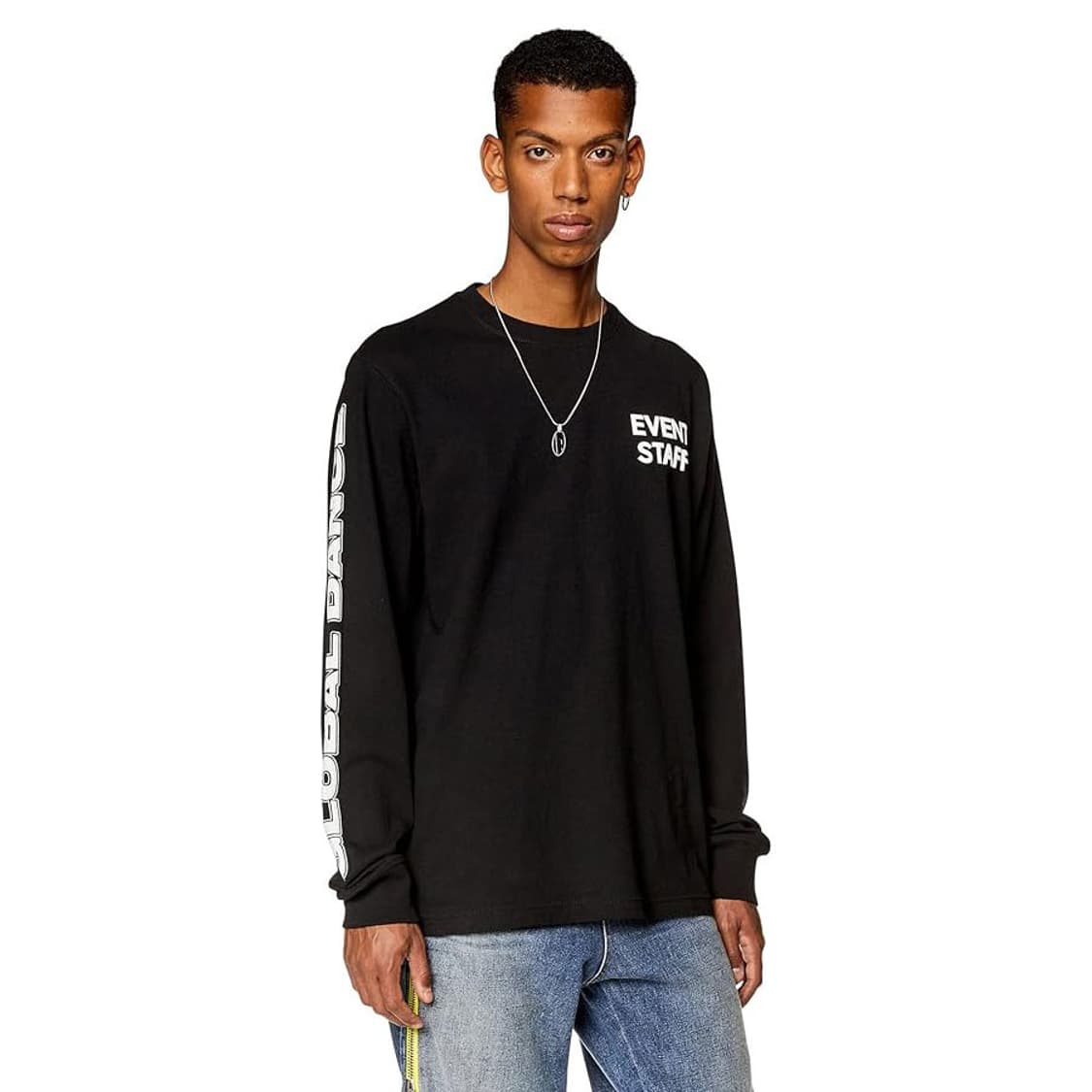 [L, XXL] 디젤 이벤트 스탭 티셔츠 블랙 상품이미지2