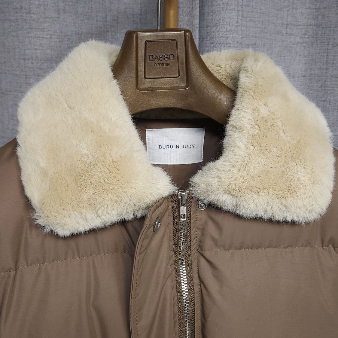 F ) 여성 에코퍼 카라 패딩점퍼 상품이미지3