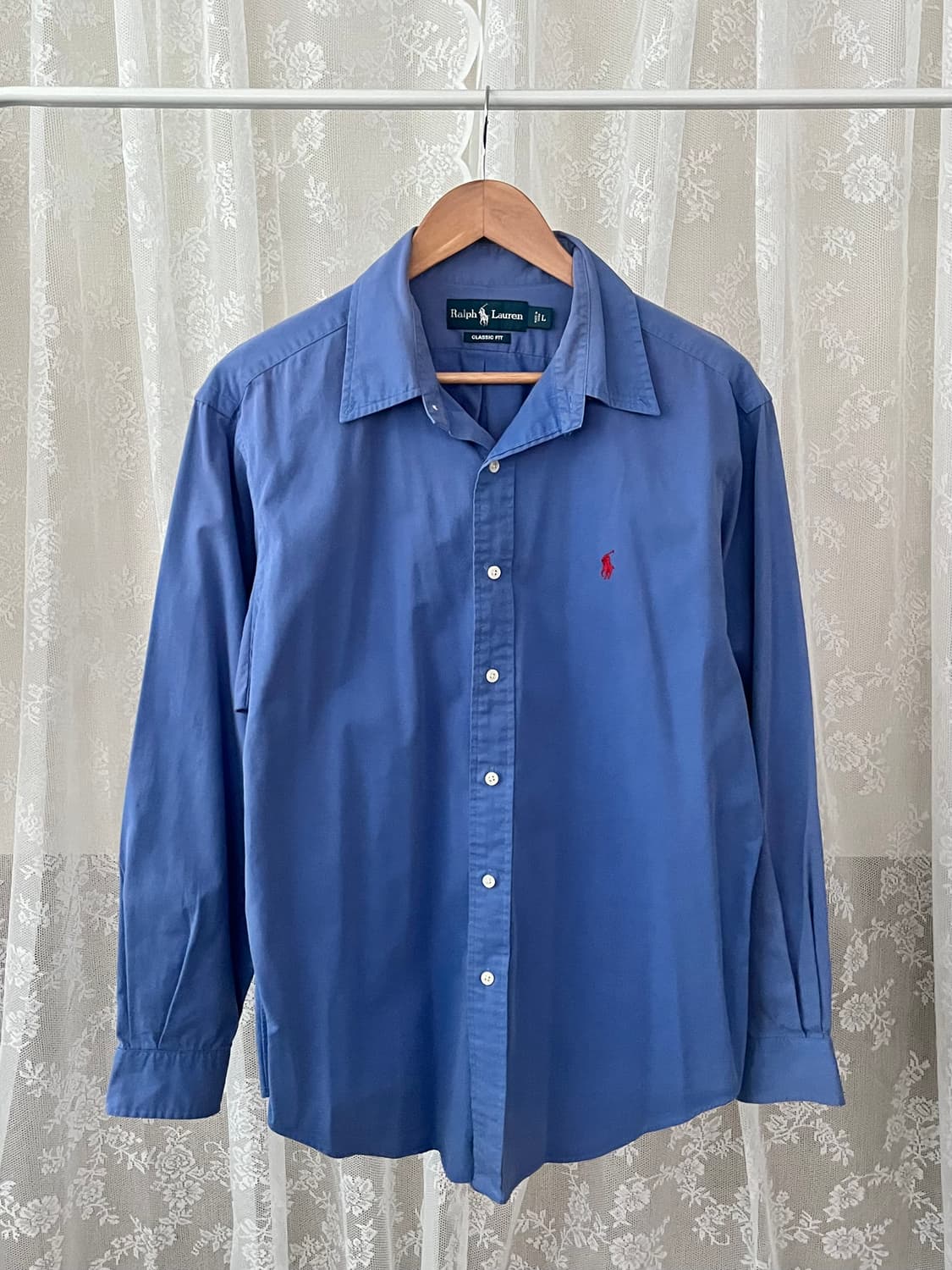 L) 폴로 랄프로렌 셔츠 블루 상품이미지1