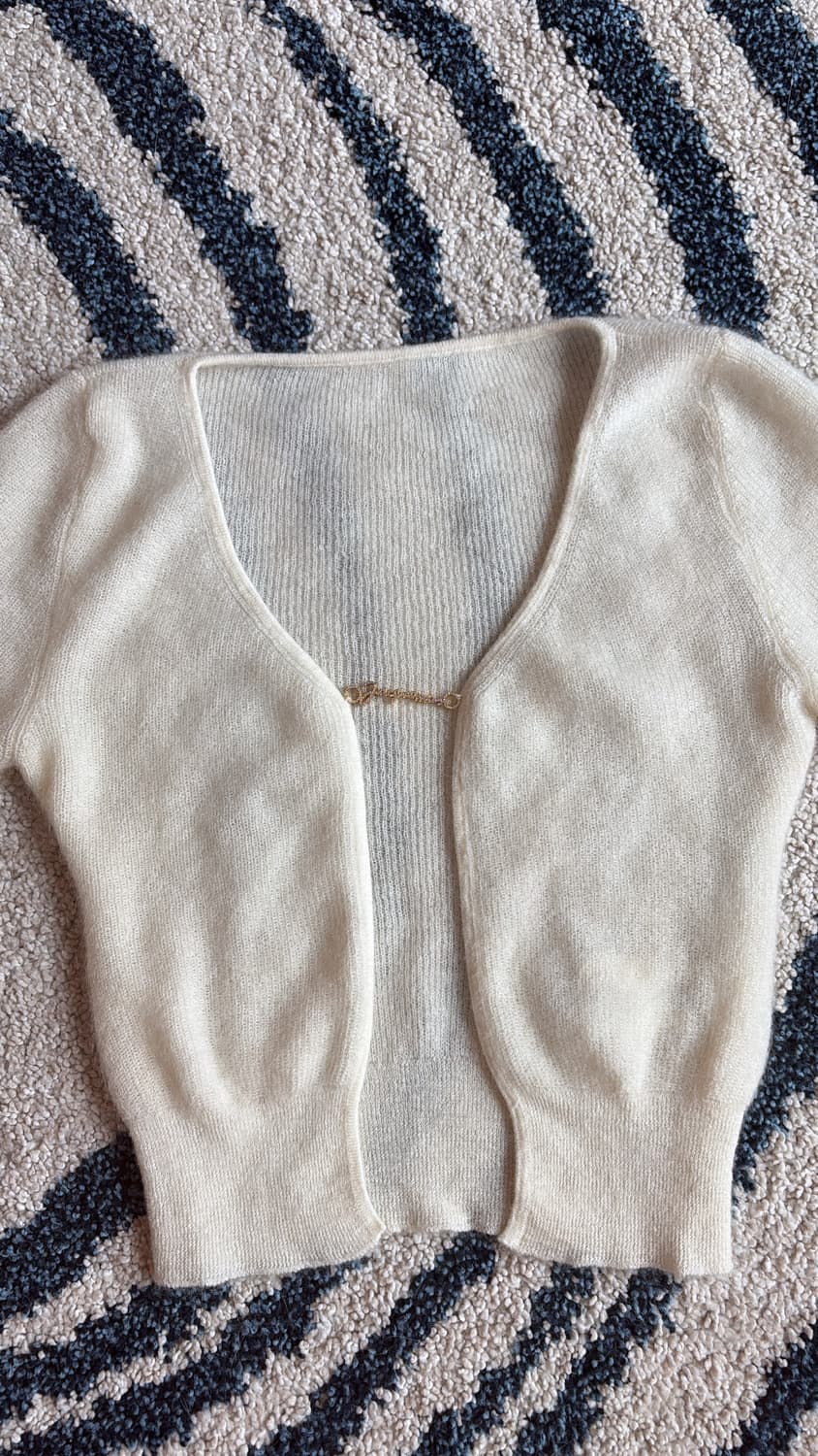 Jacquemus 아이보리색가디건 34 상품이미지1