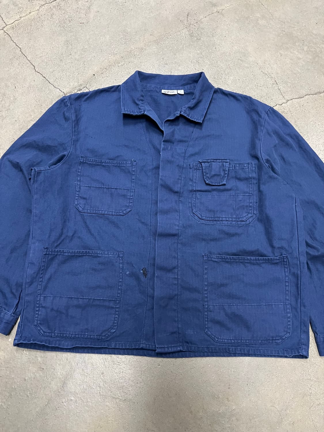 OLD VINTAGE WATSONS HBT 헤링본트윌코튼 프렌치워크자켓 상품이미지3