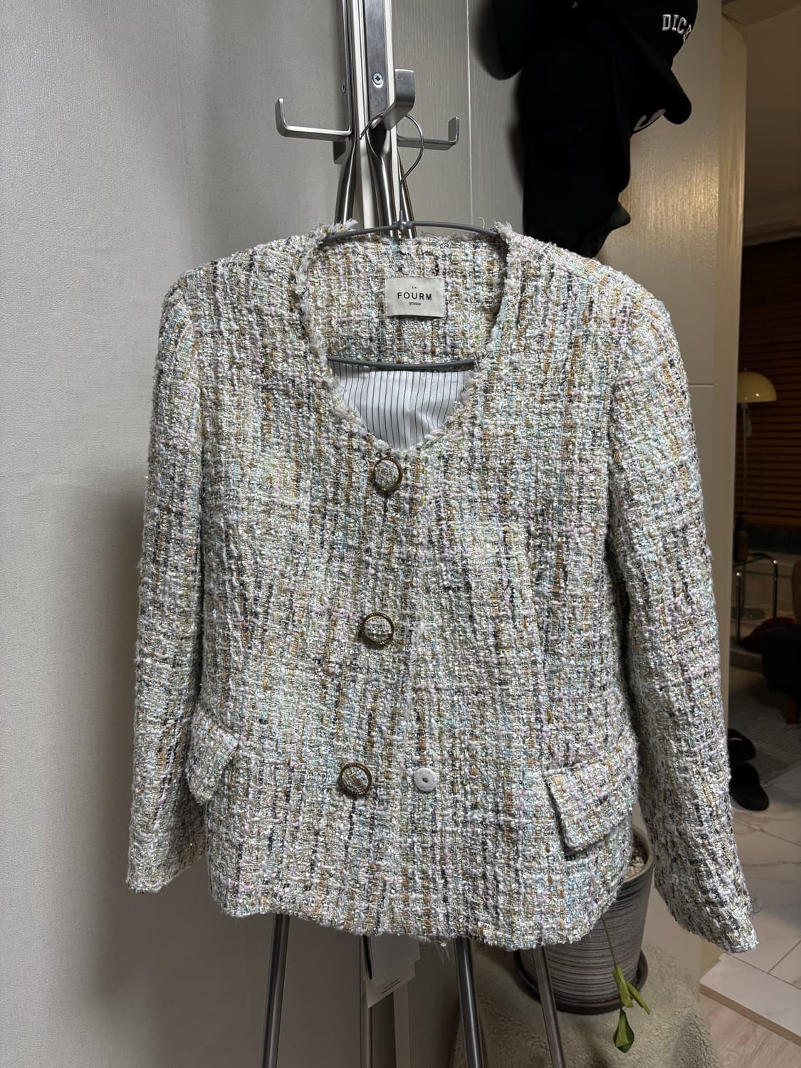 한섬 FOURM 트위드 자켓 상품이미지1
