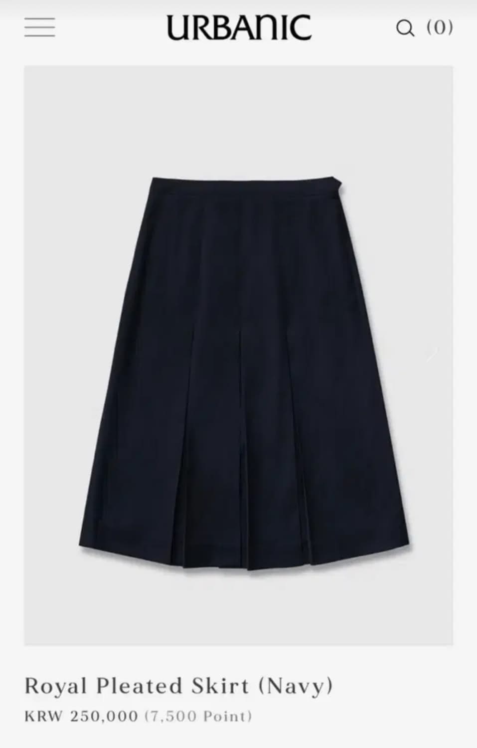 얼바닉30 로얄 플리츠 스커트 상품이미지4