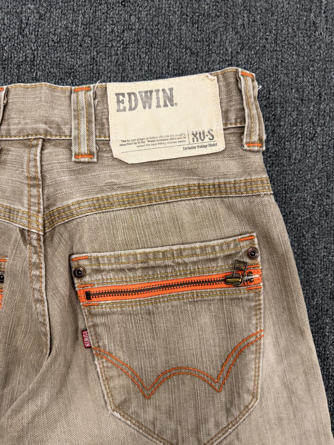 28)에드윈 빈티지 404XVS 베이지 데님팬츠 상품이미지5