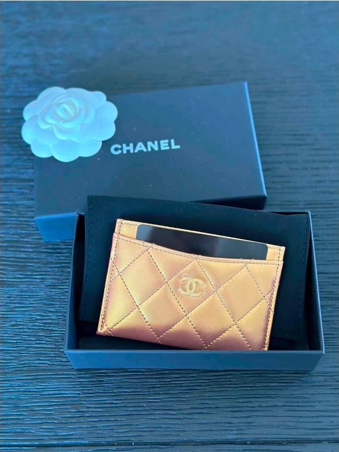 샤넬 금장 카드홀더 퀼팅 내장칩 모델 한정판 상품이미지7