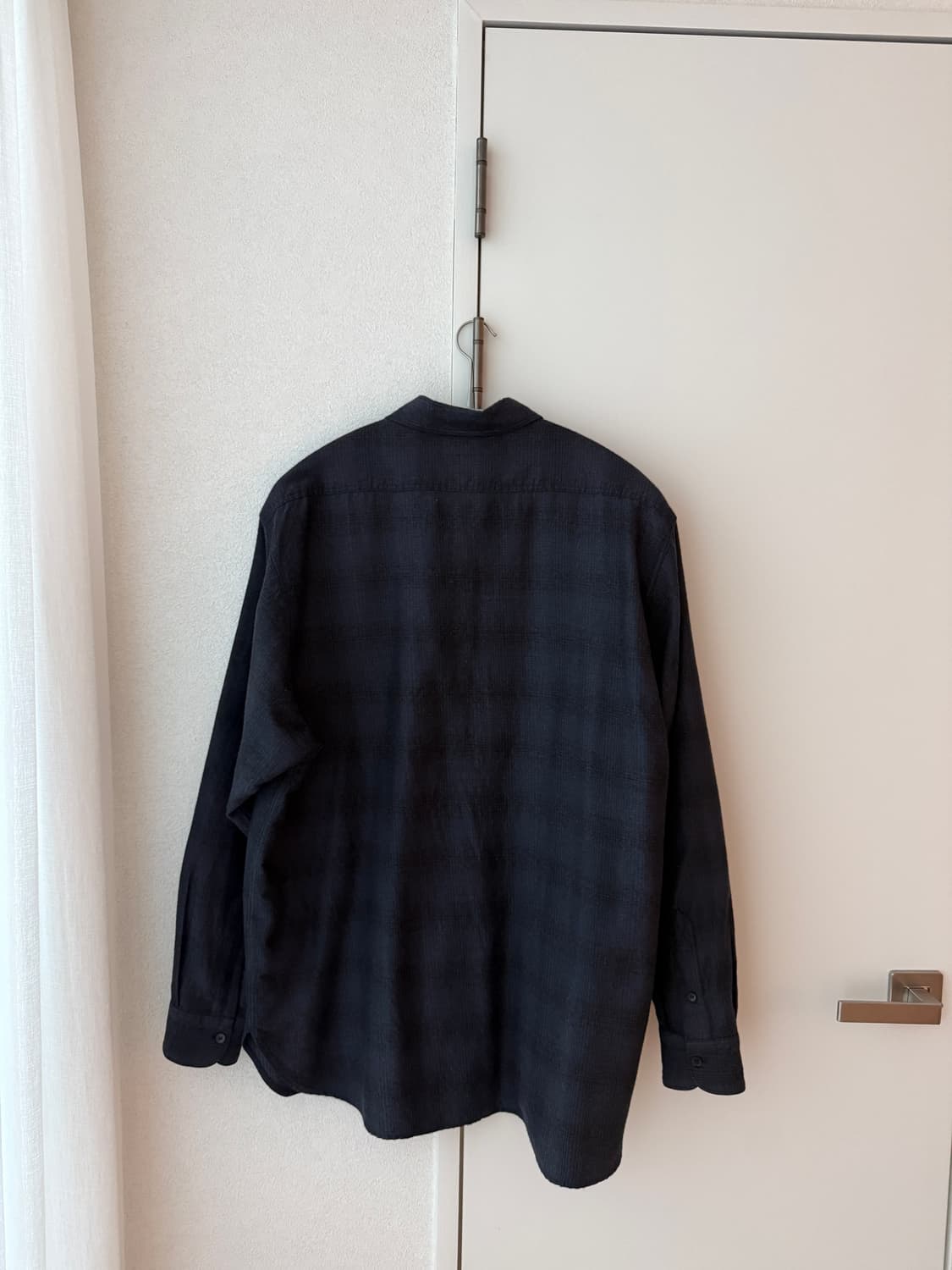 COMOLI 코모리 울 실크 워크 셔츠 3 상품이미지5