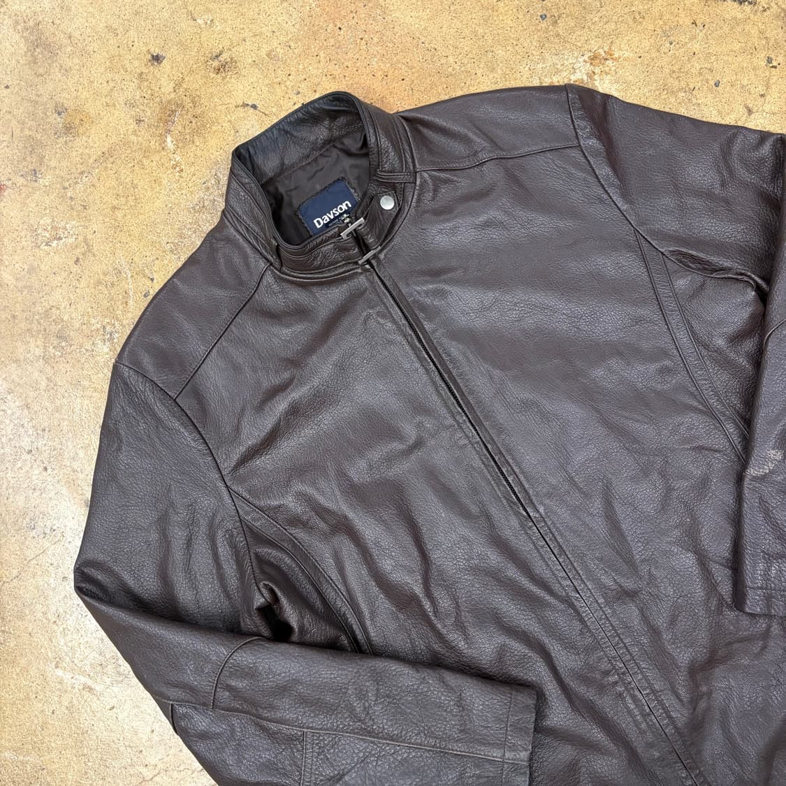 [정품/100] Dayson 데이슨 브라운 양가죽 자켓 b19 상품이미지1