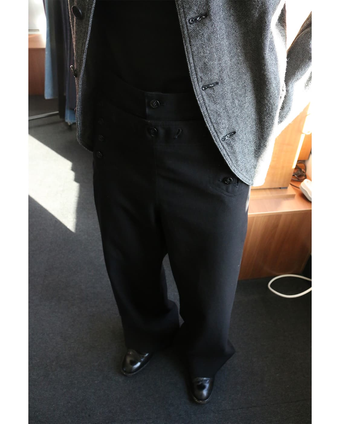 미 해군 울 세일러 부츠컷 트라우저  상품이미지3