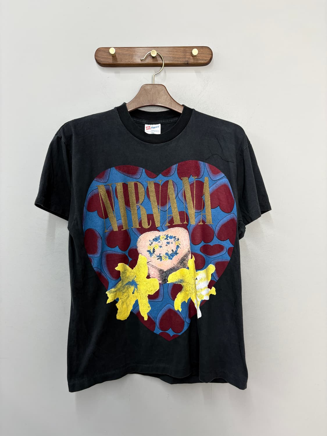 빈티지 너바나 ♡ 하트 그래픽 반팔 A3719 상품이미지2