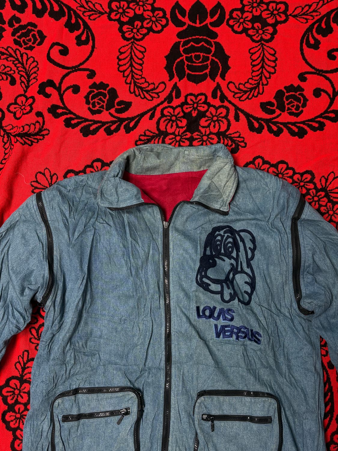 "Louis versus" harajuku y2k punk denim  상품이미지3