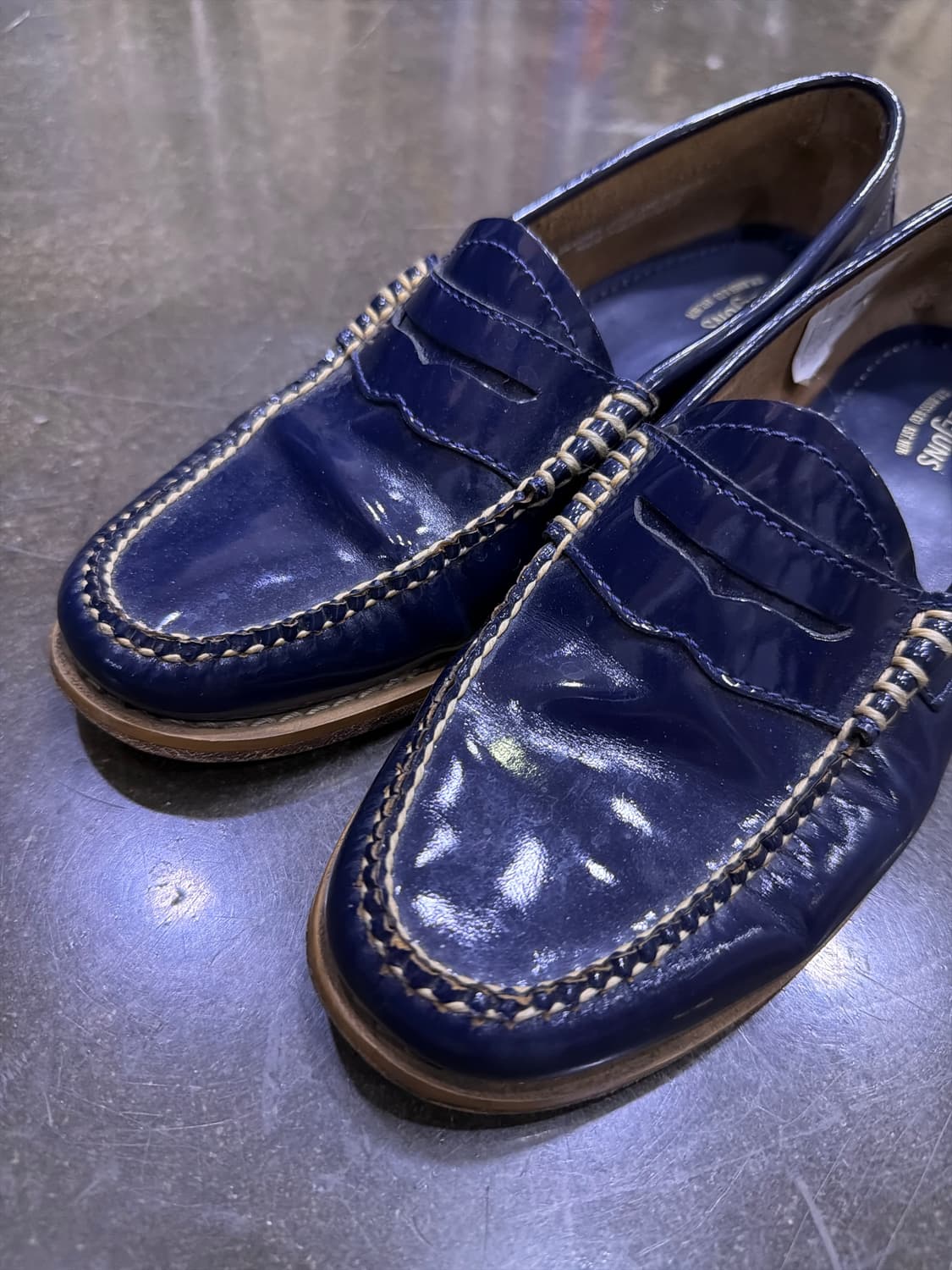 바스위준 클래식 페니로퍼 네이비 225 상품이미지3