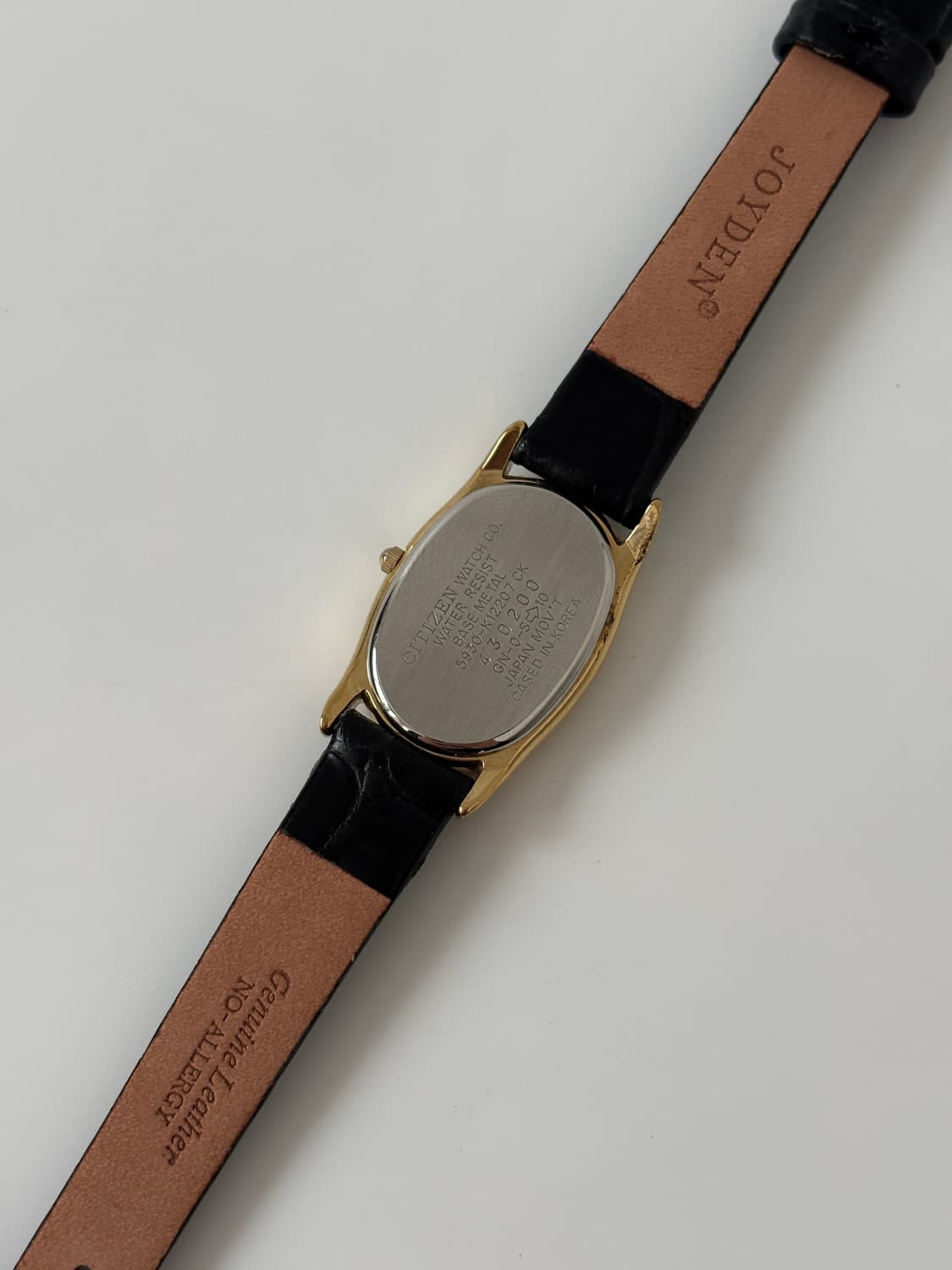 시티즌 1990년대 Isis 골드 오벌 쿼츠 여성 상품이미지7