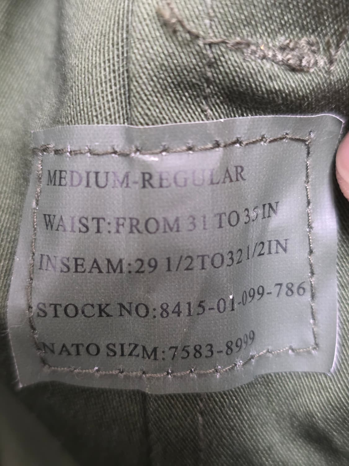 M65 미군 밀리터리 카고 필드 팬츠 상품이미지10