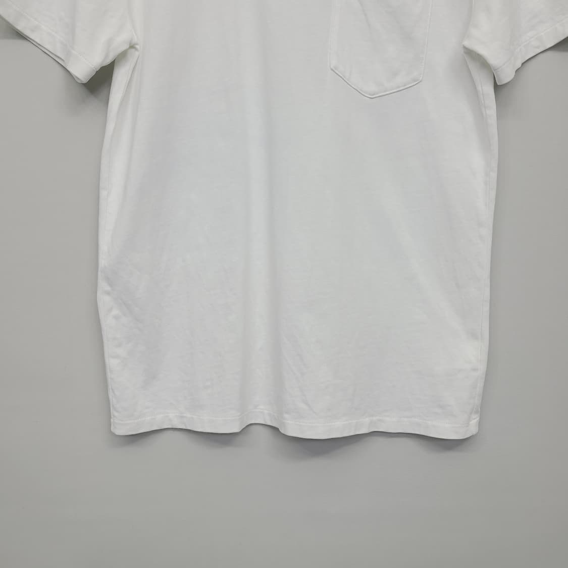XS/국내 85-90아페쎄(A.P.C.)재팬로고 포켓 반팔티셔츠(화이트) 상품이미지4