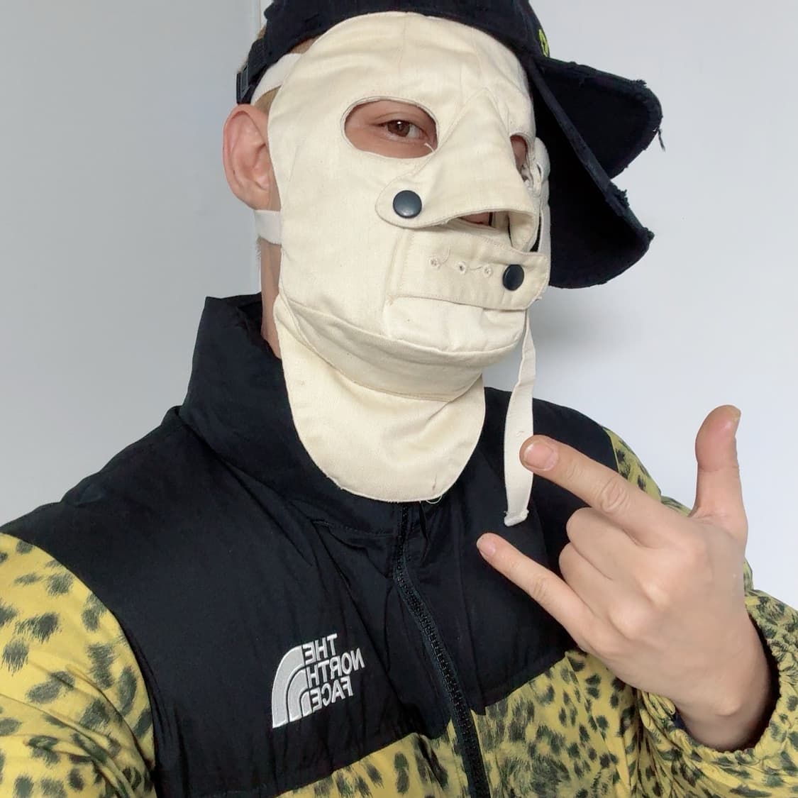 PSN OWN 더블 바이저 캡 블랙 상품이미지2