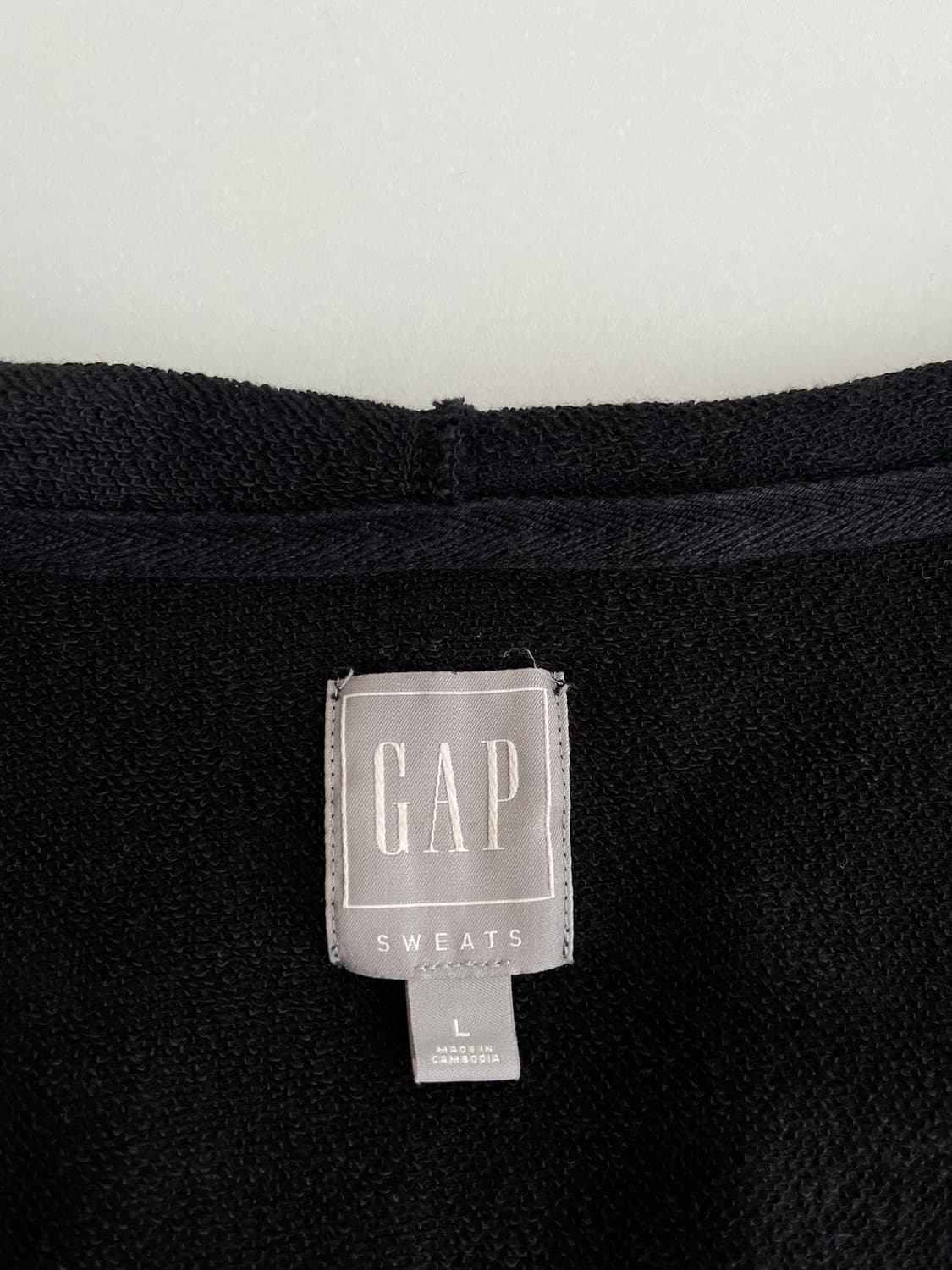 L) 갭 GAP 후드 집업 블랙 상품이미지4