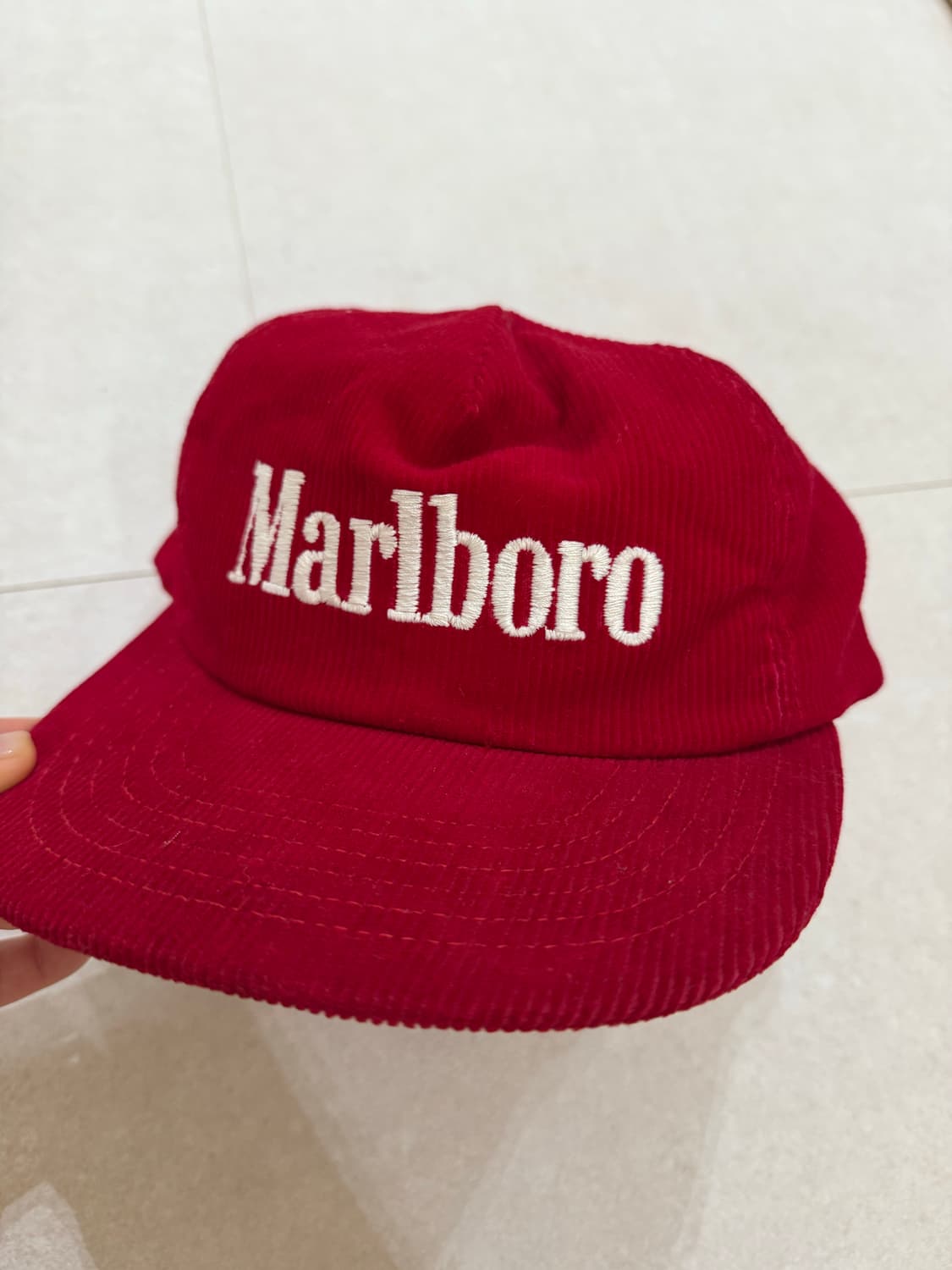 말보로 코듀로이 캡 90s marlboro 상품이미지2