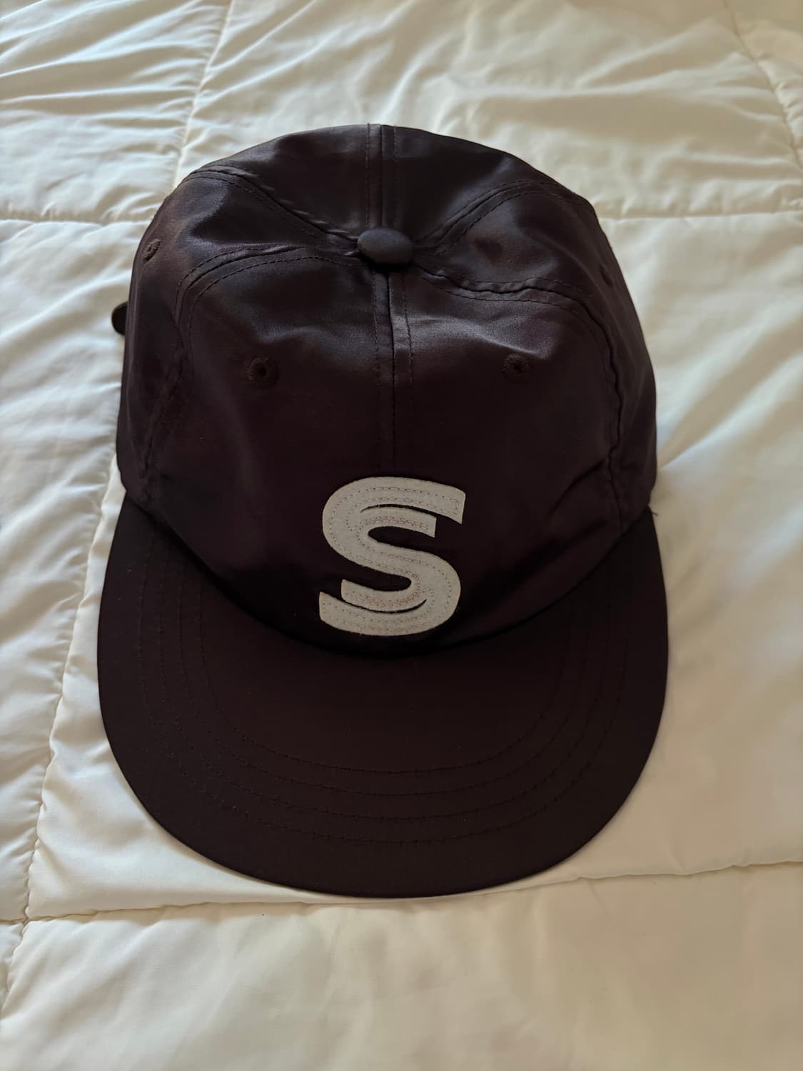 사파리스팟 모자 EMBLEM PATCH SATIN CAP (BROWN) 상품이미지2