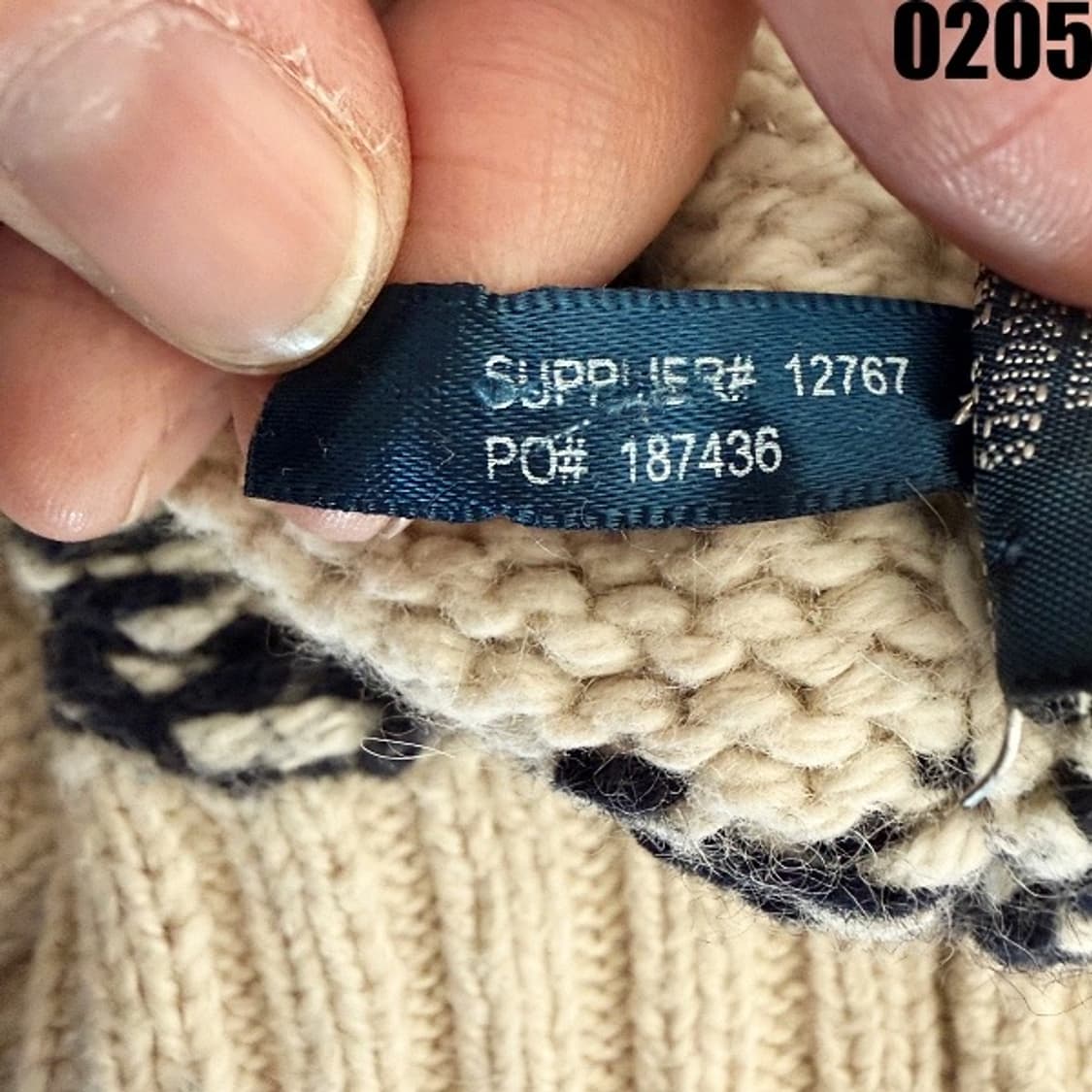 폴로 랄프로렌 노르딕 사슴 숄카라 니트 스웨터 M 0205  상품이미지9