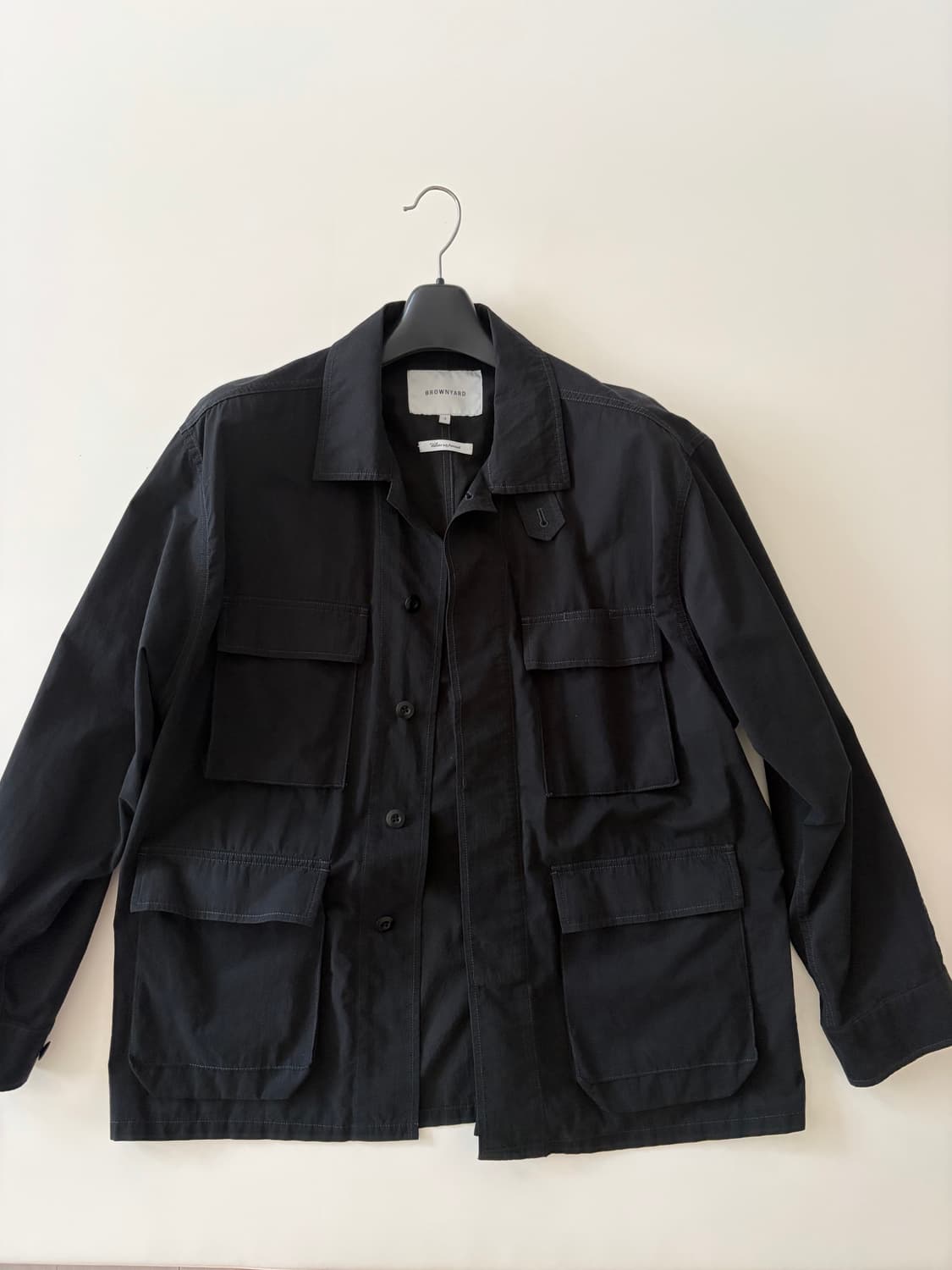 브라운야드 25ss 워시드 bdu 자켓 블랙 3사이즈 상품이미지2