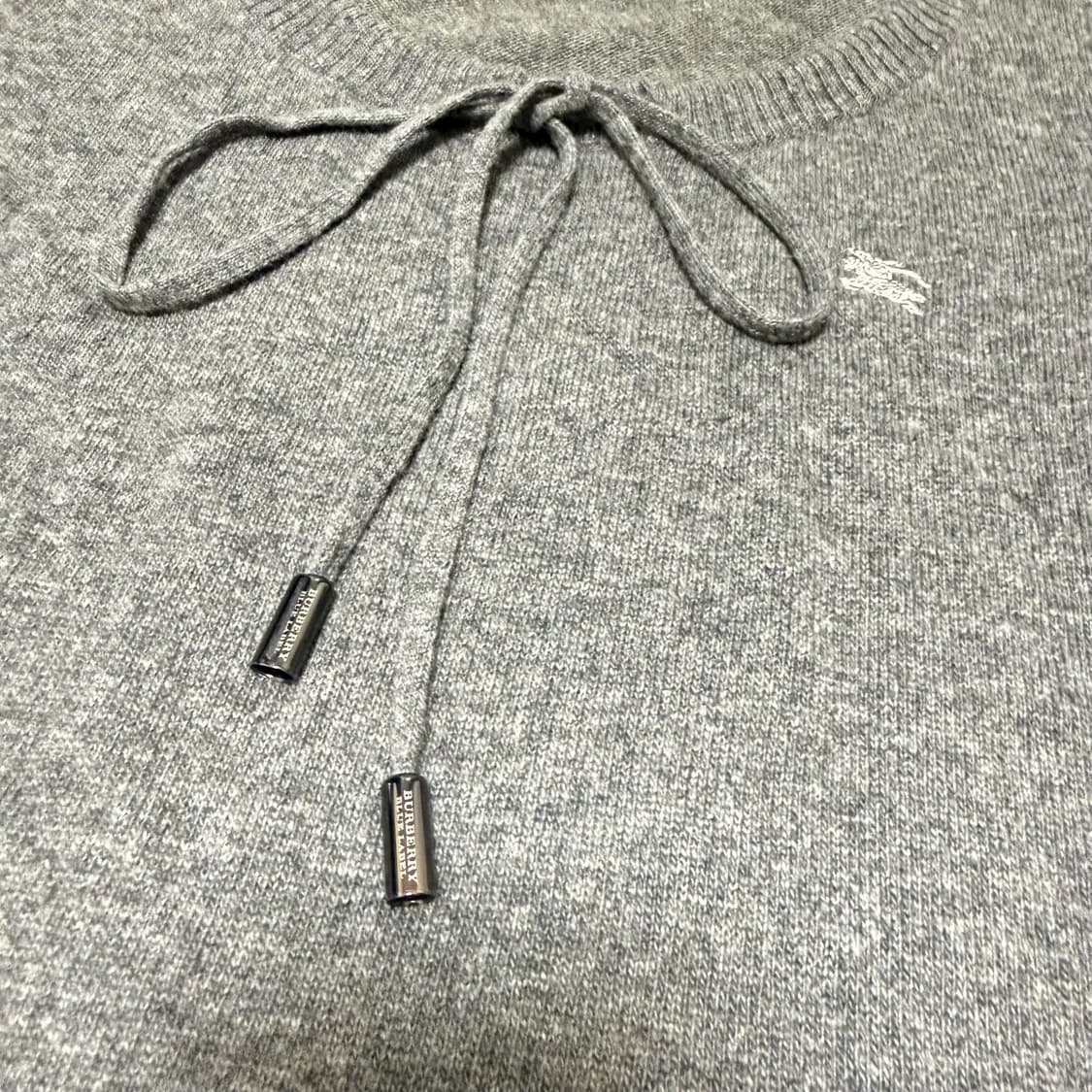 버버리 반팔 레이어드 니트 원피스 그레이 상품이미지6