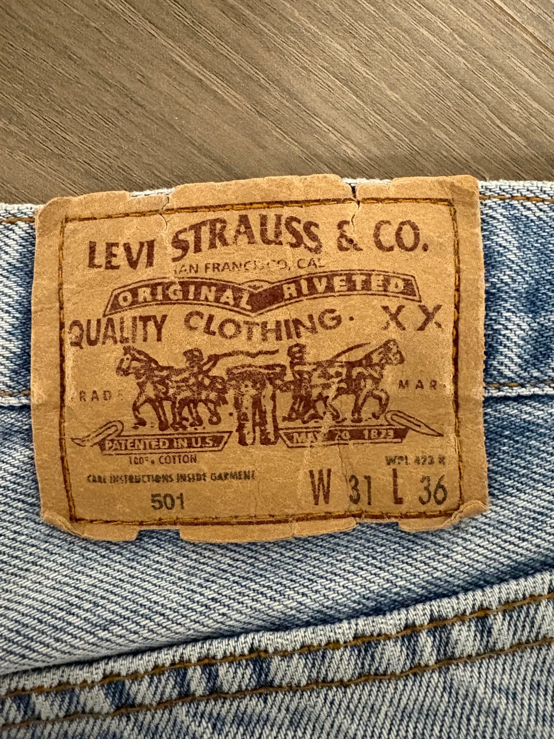 90‘s 빈티지리바이스 501 상품이미지3