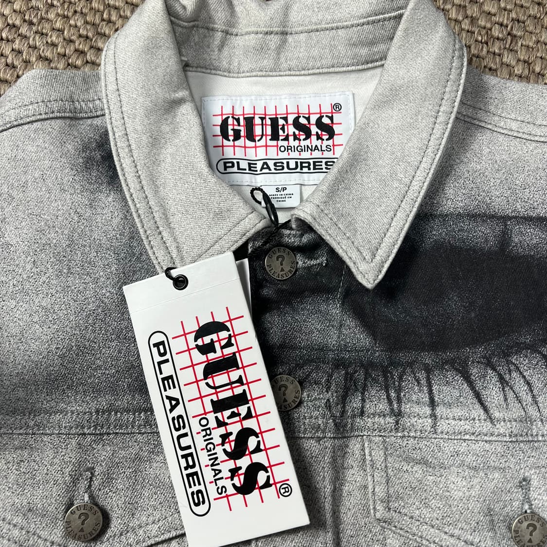 게스X플레저 드류 베리모어 데님 자켓 미착용 S 상품이미지3