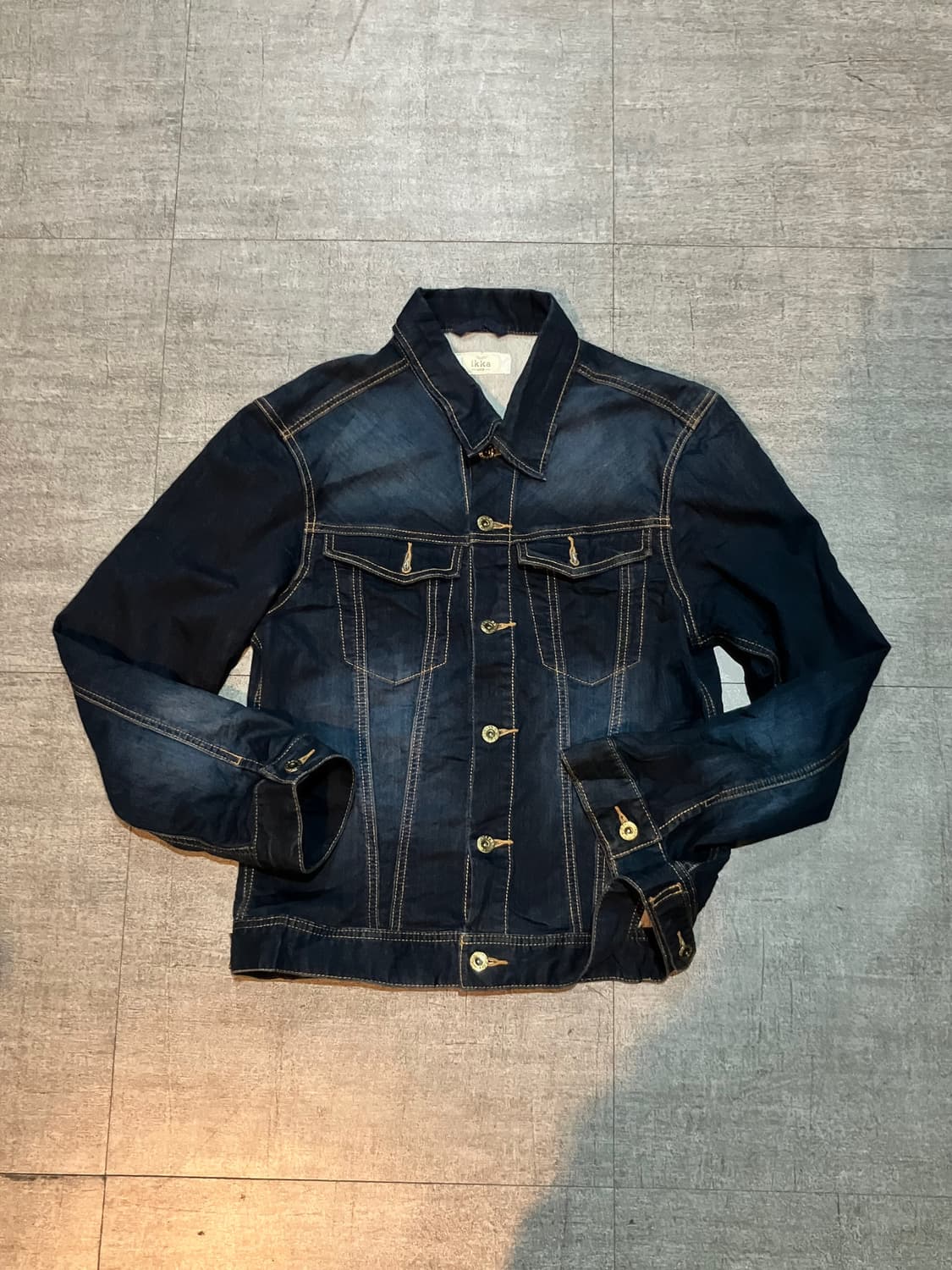 일본빈티지 Ikka 올드스쿨아메카지 웨스턴스티치 데님자켓 상품이미지1