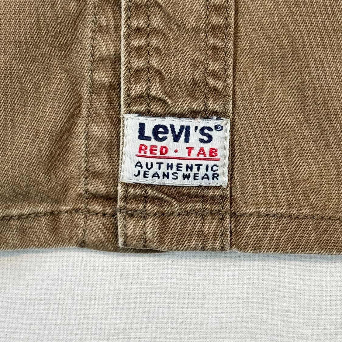 100) 리바이스 투포켓 워크 데님 셔츠 자켓 T버튼 타입 상품이미지5