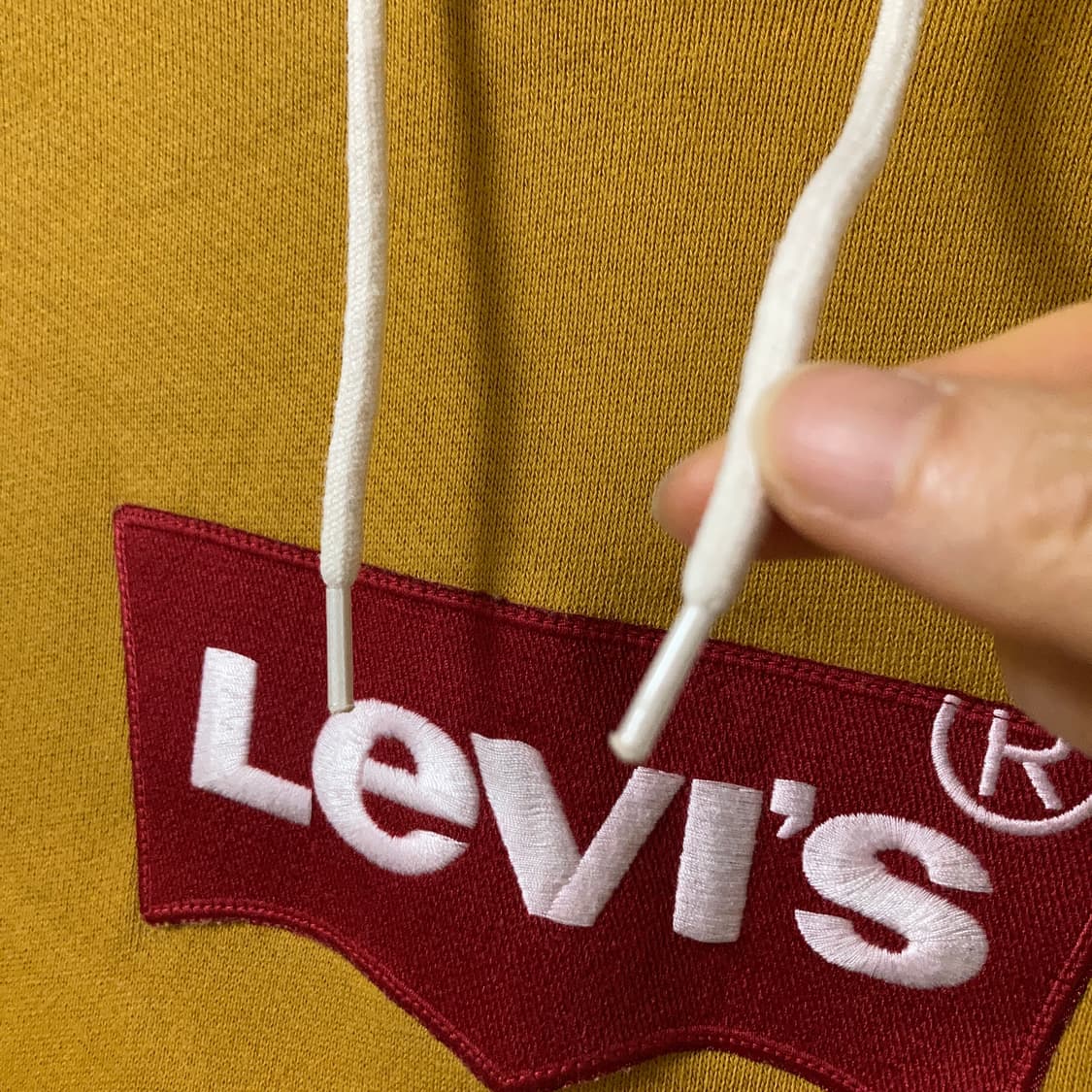 남녀공용 리바이스 머스터드컬러 후드티 상품이미지7