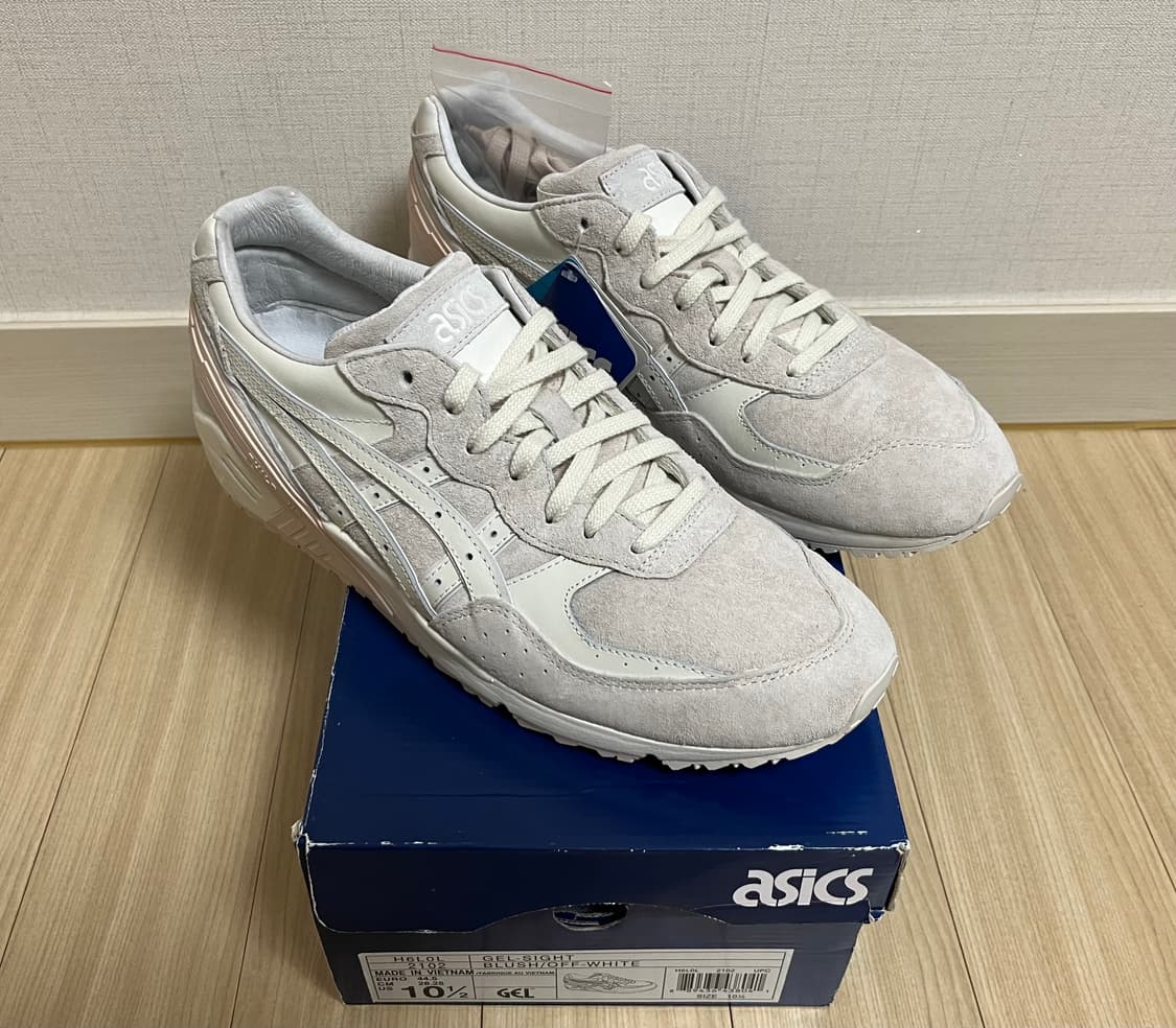 [새제품] [280~285] 아식스 젤 사이트 블러시 오프화이트 상품이미지1