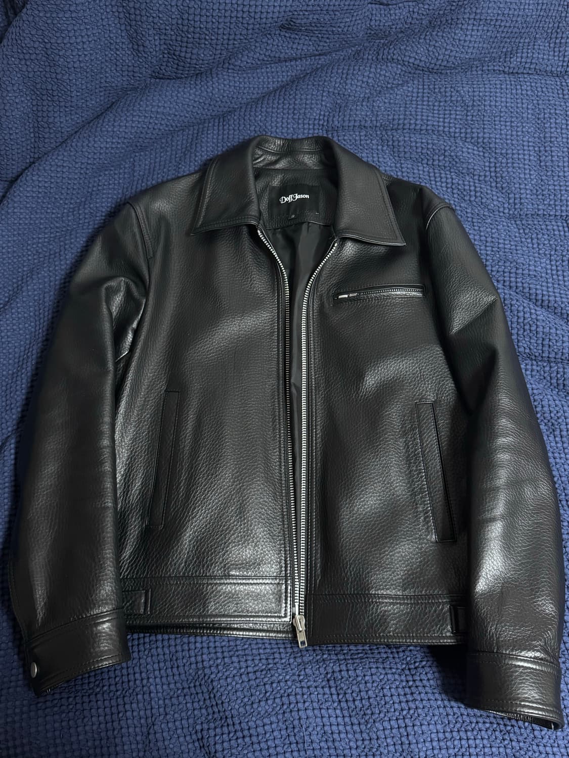 도프제이슨 카우하이드 레더자켓 S 상품이미지1
