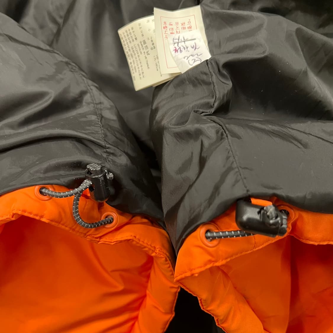 [정품/105] 엄브로 숏 다운 패딩 점퍼 오렌지 b16 상품이미지7