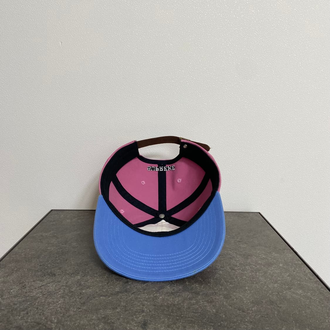 (OS) 슈프림 6패널 볼캡 모자 투톤 핑크 상품이미지5