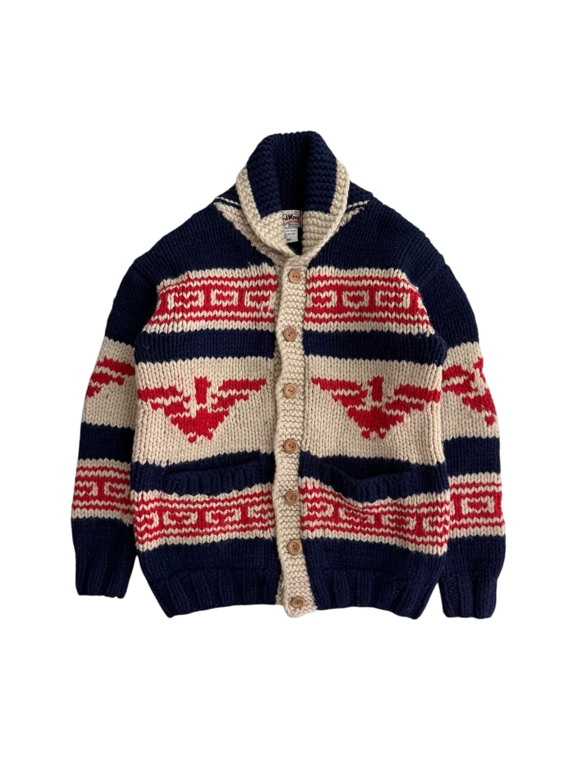 빈티지 노르딕 울 코위찬 가디건 상품이미지5